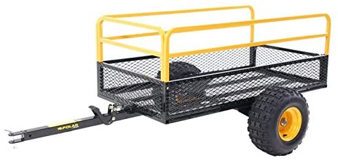 atv trailer to haul dirt and leaves. click image to buy now.