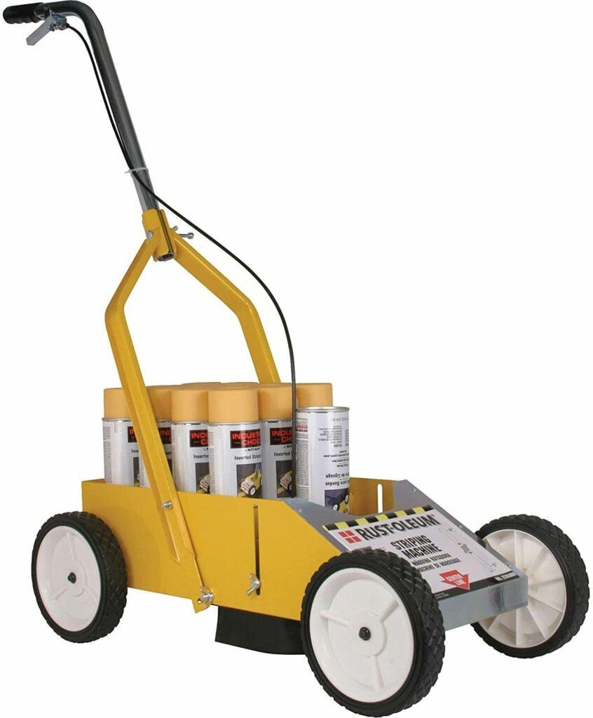parking lot striping machine by rustoleum. Click image to buy now.