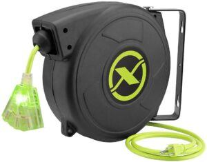 reel for extension cord for portable power. click image to buy now.