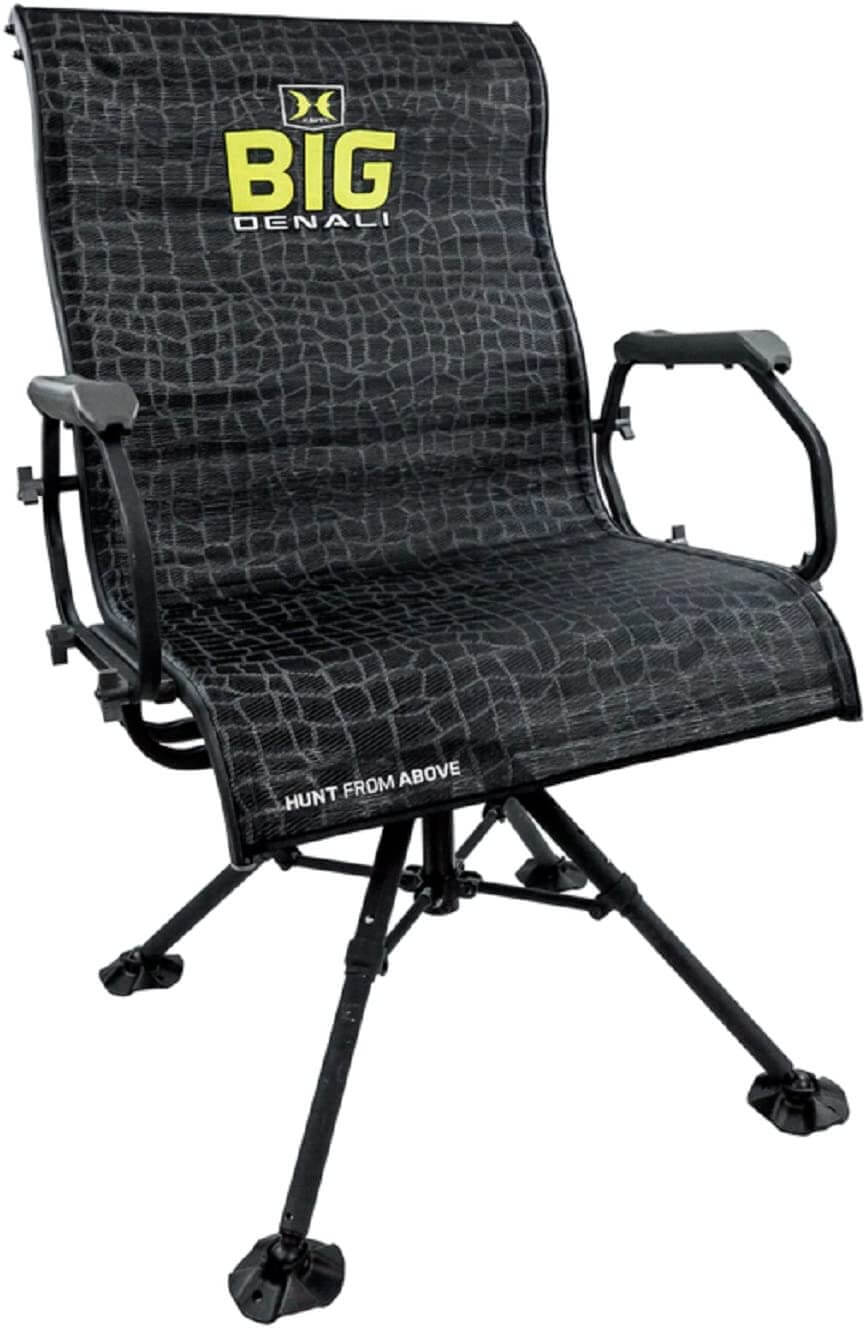 swiveling blind chair for hunting or camping. click image to buy now.